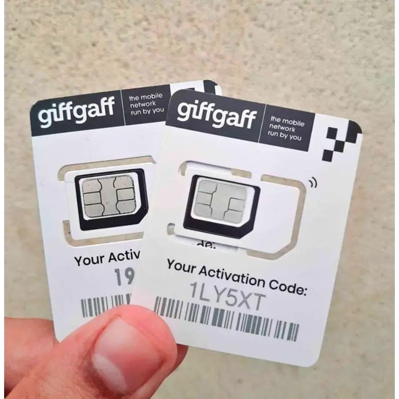 UK Giffgaff Sim in Pakistan 100% Original